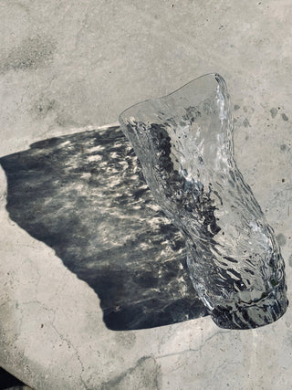 Ostrea ROCK Clear | Vase | 30 cm | Glas | Klar | Hein Studio - GEOSTUDIO