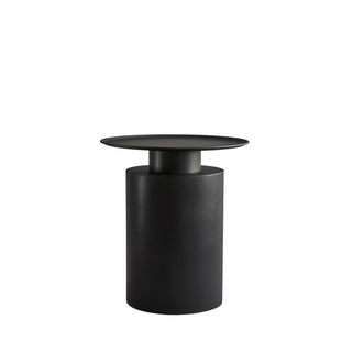 Pillar Coffee Table | Tall | Beistelltisch | Ø 45 cm | Metall | Schwarz | 101 Copenhagen - GEOSTUDIO