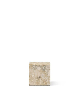 Plinth Cubic | Beistelltisch 40 cm | Sand | Kunis breccia | Audo - GEOSTUDIO