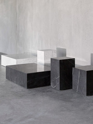 Plinth Cubic | Beistelltisch | 40 cm | Schwarz | Marquina Marble | Audo - GEOSTUDIO