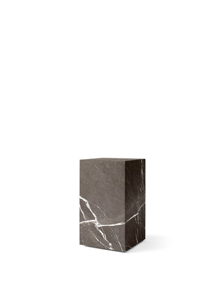 Plinth Tall | Beistelltisch | 51 cm | Braun | Grau | Kendzo Marmor | Audo - GEOSTUDIO