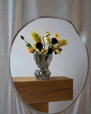 Reflection Vase I 30cm | Metallic I Glas I Hein Studio - GEOSTUDIO