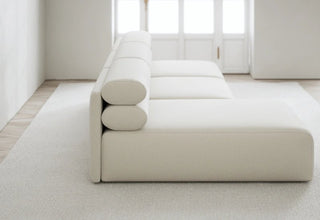 Renzo | Sofa | Lounge Links | 3 Sitzer | 270 cm | Bouclé | Layered - GEOSTUDIO