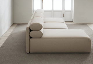 Renzo | Sofa | Lounge Links | 3 Sitzer | 270 cm | Bouclé | Layered - GEOSTUDIO