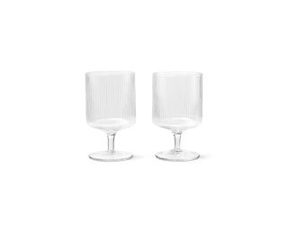 Ripple I Wine Glasses Set of 2 I Weingläser I Ferm Living - GEOSTUDIO