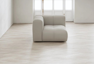 Rosso Corner | Sofa Modul | Ecke Rechts | 97 cm | Leinen Look | Layered - GEOSTUDIO