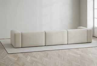 Rosso | Sofa | Lounge Links | 3 Sitzer | 324 cm | Bouclé | Layered - GEOSTUDIO