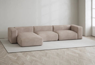 Rosso | Sofa | Lounge Links | 3 Sitzer | 327 cm | Cord | Layered - GEOSTUDIO