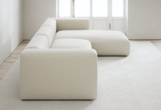 Rosso | Sofa | Lounge Rechts | 3 Sitzer | 324 cm | Bouclé | Layered - GEOSTUDIO