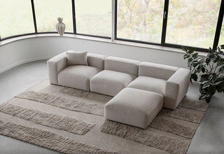 Rosso | Sofa | Lounge Rechts | 3 Sitzer | 324 cm | Cord | Layered - GEOSTUDIO
