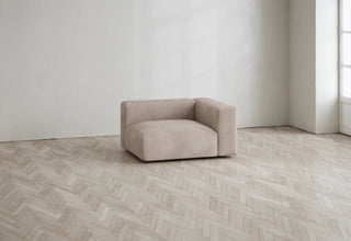 Rosso | Sofa | Modul Rechts | 117 cm | Cord | Layered - GEOSTUDIO