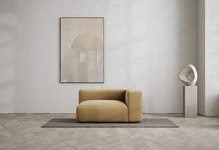 Rosso | Sofa | Modul Rechts | 117 cm | Velvet | Layered - GEOSTUDIO