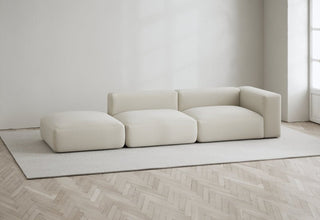 Rosso | Sofa | Offen Links| 3 Sitzer | 297 cm | Bouclé | Layered - GEOSTUDIO