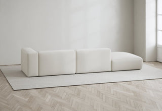 Rosso | Sofa | Offen Links | 3 Sitzer | 297 cm | Leinen Look | Layered - GEOSTUDIO