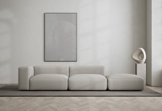 Rosso | Sofa | Offen Rechts | 297 cm | Leinen Look | Layered - GEOSTUDIO