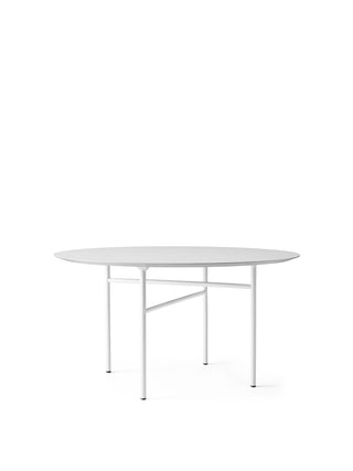 Snaregade Dining Table | Esstisch | Ø138 | Linoleum | Light Grey | Grau | Mushoom | Audo - GEOSTUDIO