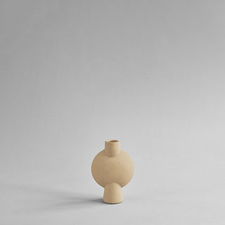 Sphere Vase Bubl | Mini | 19 cm | Keramik | Sand | 101 Copenhagen - GEOSTUDIO