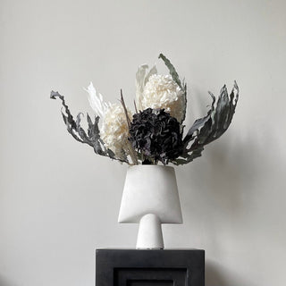 Sphere Vase Square | Mini | 25 cm | Keramik | Bone White | Weiß | 101 Copenhagen - GEOSTUDIO