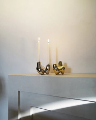 Unity Candleholder | Kerzenhalter | 15 cm | Messing | Hein Studio - GEOSTUDIO