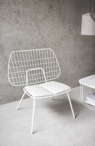 WM String Lounge Chair | Sessel | Weiß | Stahl | Outoor | Audo - GEOSTUDIO